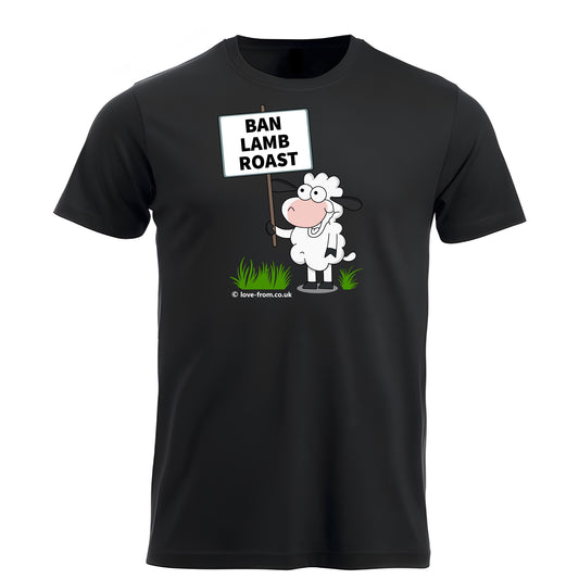 Ban Roast Lamb Sheep Demonstration t-shirt farming 203000