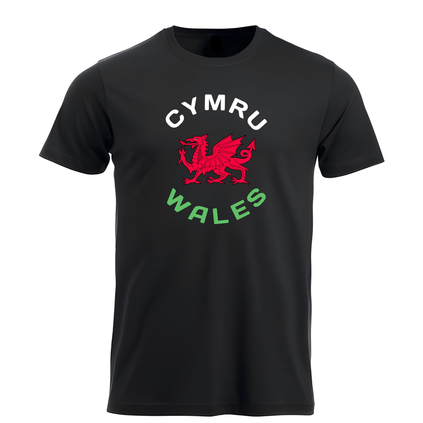 Youth Modern Welsh Red Dragon Flag t-shirt 201003