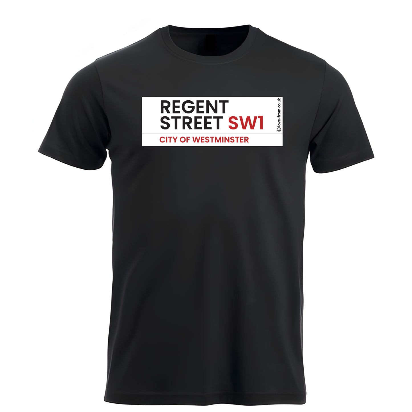 Regent Street, Westminster, London SW1 t-shirt 201031