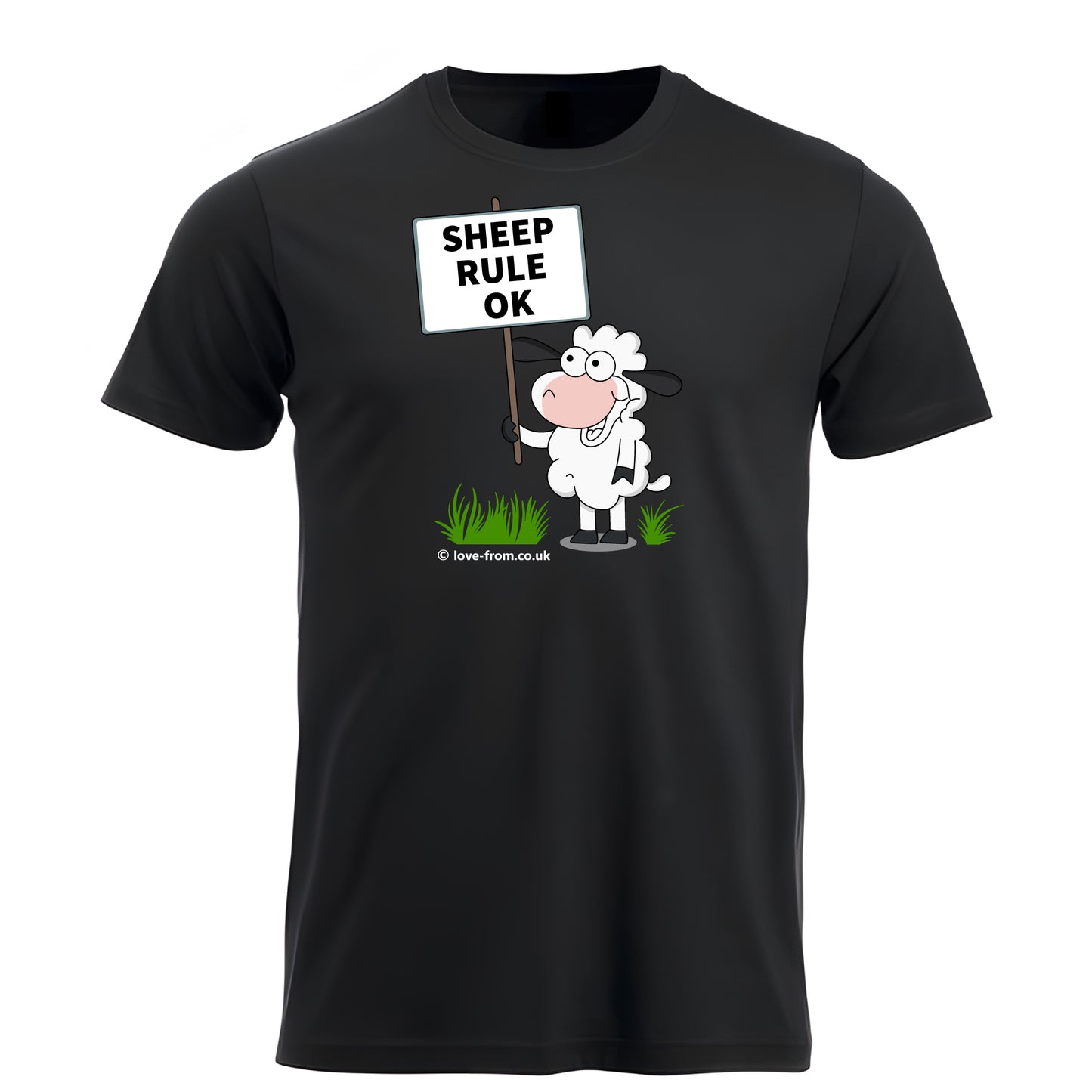 Sheep Rule OK Demonstration t-shirt farming 203002